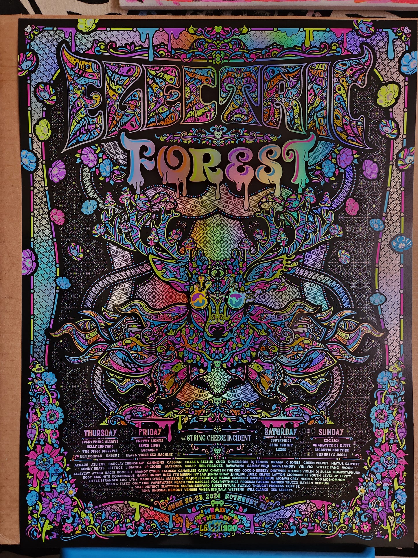 2024 Electric Forest Festival Poster