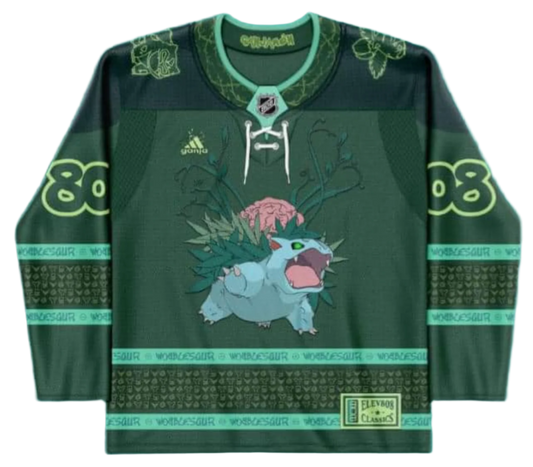 M - 808 Wobblesaur / Ganja White Night Jersey