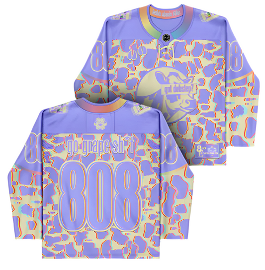M - 808 Purple Trippy Cow Jersey