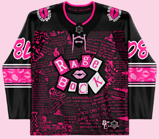 M - 808 Mean Girls inspired Rage Book Jersey