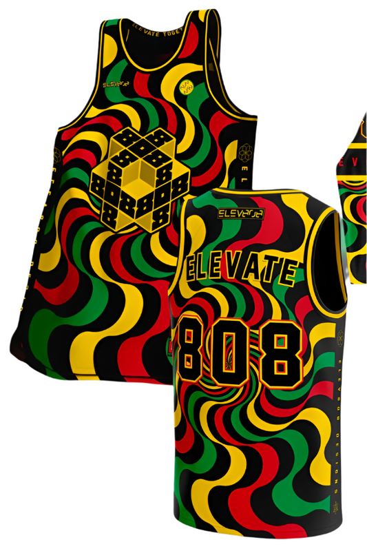 M - 808 Rasta Trippy Jersey